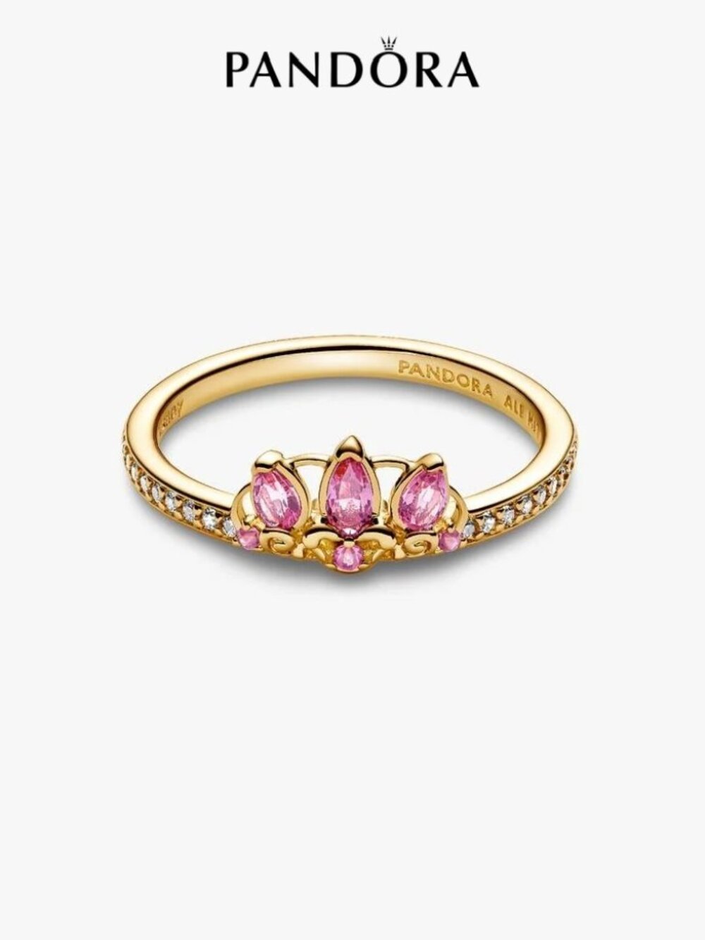 Pandora Disney Princess Rapunzel Tiara Ring - Picture 2 of 4